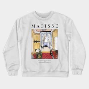 Henri Matisse - My Room at the Beau-Rivage - Exhibition Poster Crewneck Sweatshirt